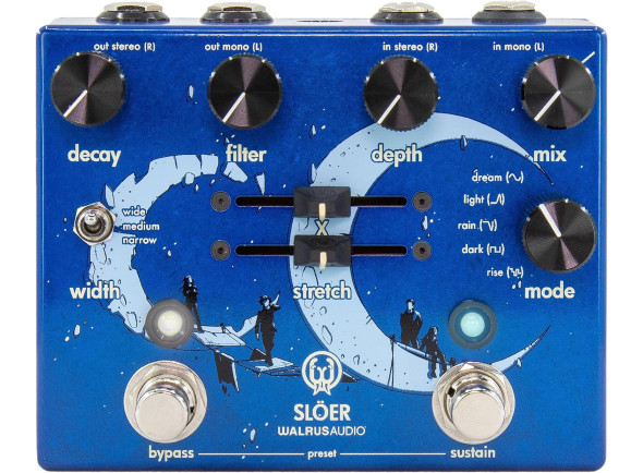Walrus Audio Slöer Ambient Reverb Blue Walrus Audio Slöer Ambient Reverb Blue